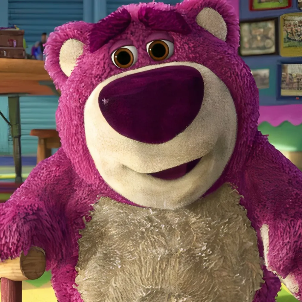 Peluche bouillotte Lotso de Toy Story