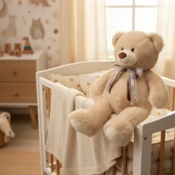 Peluche bouillotte ours déhoussable bébé