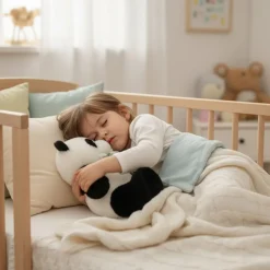 Peluche bouillotte panda micro-onde pour enfant