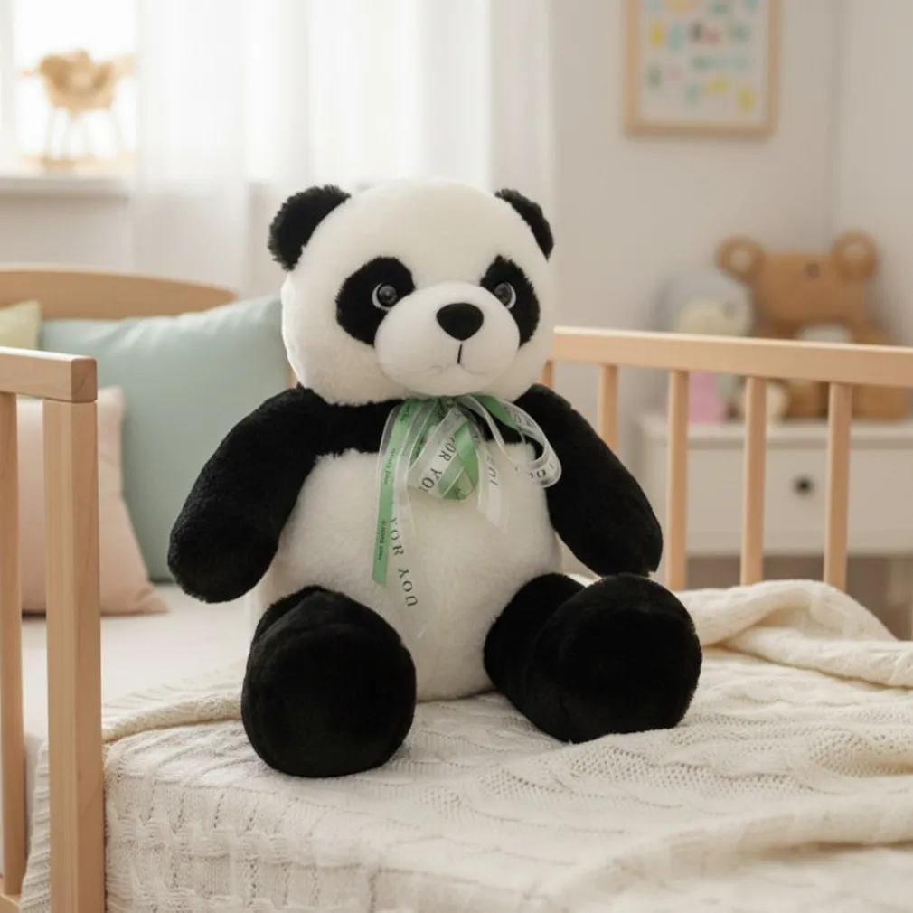 Peluche bouillotte panda micro-onde pour enfant