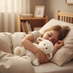 Peluche bouillotte sèche mouton blanc