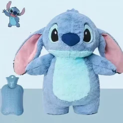 Peluche bouillotte toute douce de Stitch ou Angel