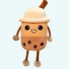 Peluche Bubble Tea Boba souriant