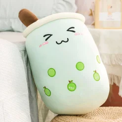 Peluche Bubble tea mignon et doux en forme de coussin