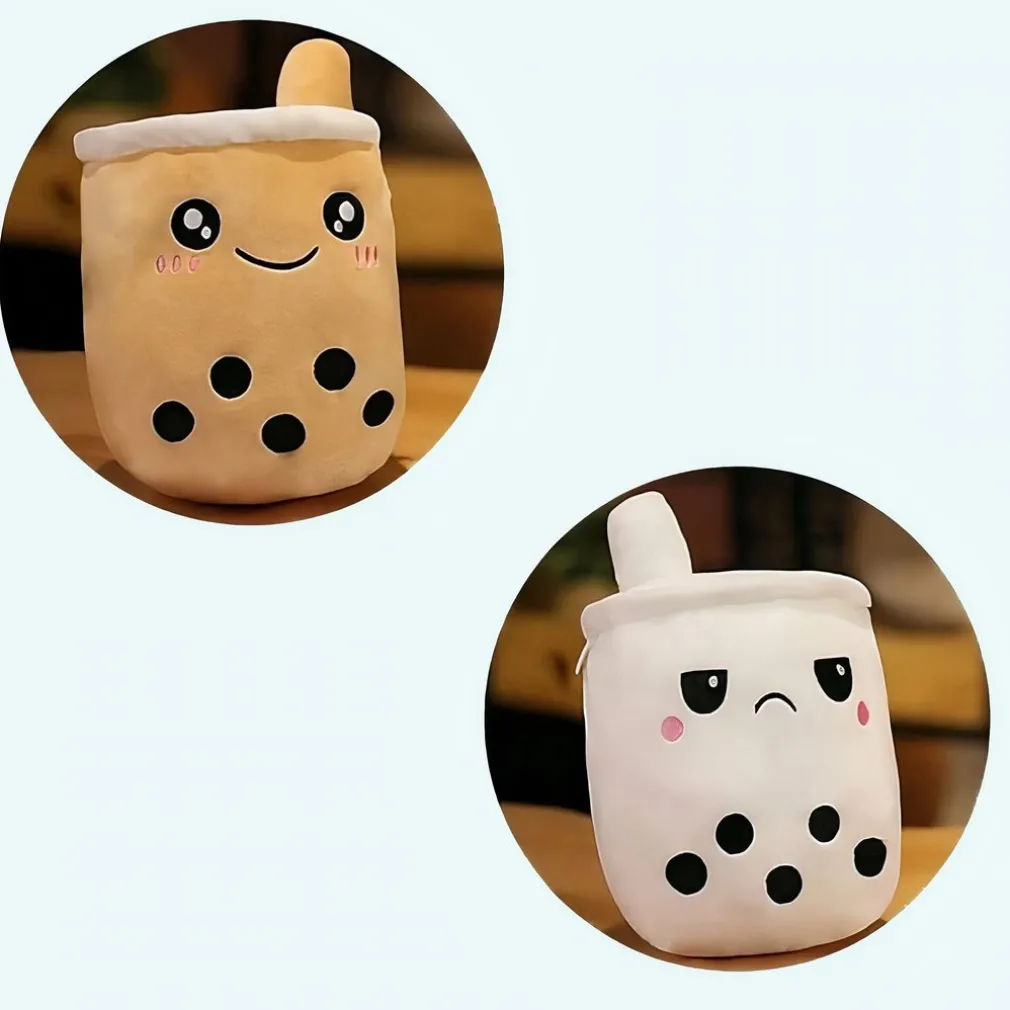 Peluche Bubble tea réversible adorable pour enfants