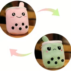 Peluche Bubble tea réversible adorable pour enfants