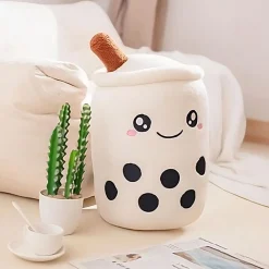 Peluche Bubble tea souriante et mignonne pour enfants