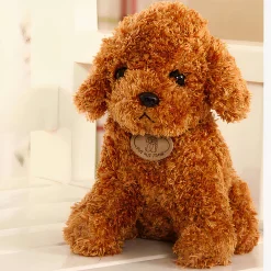 Peluche caniche camel