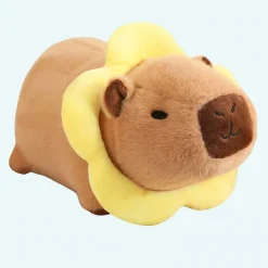 Peluche capybara déguisée style kawaii