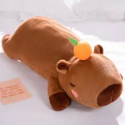 Peluche capybara oreiller moelleux