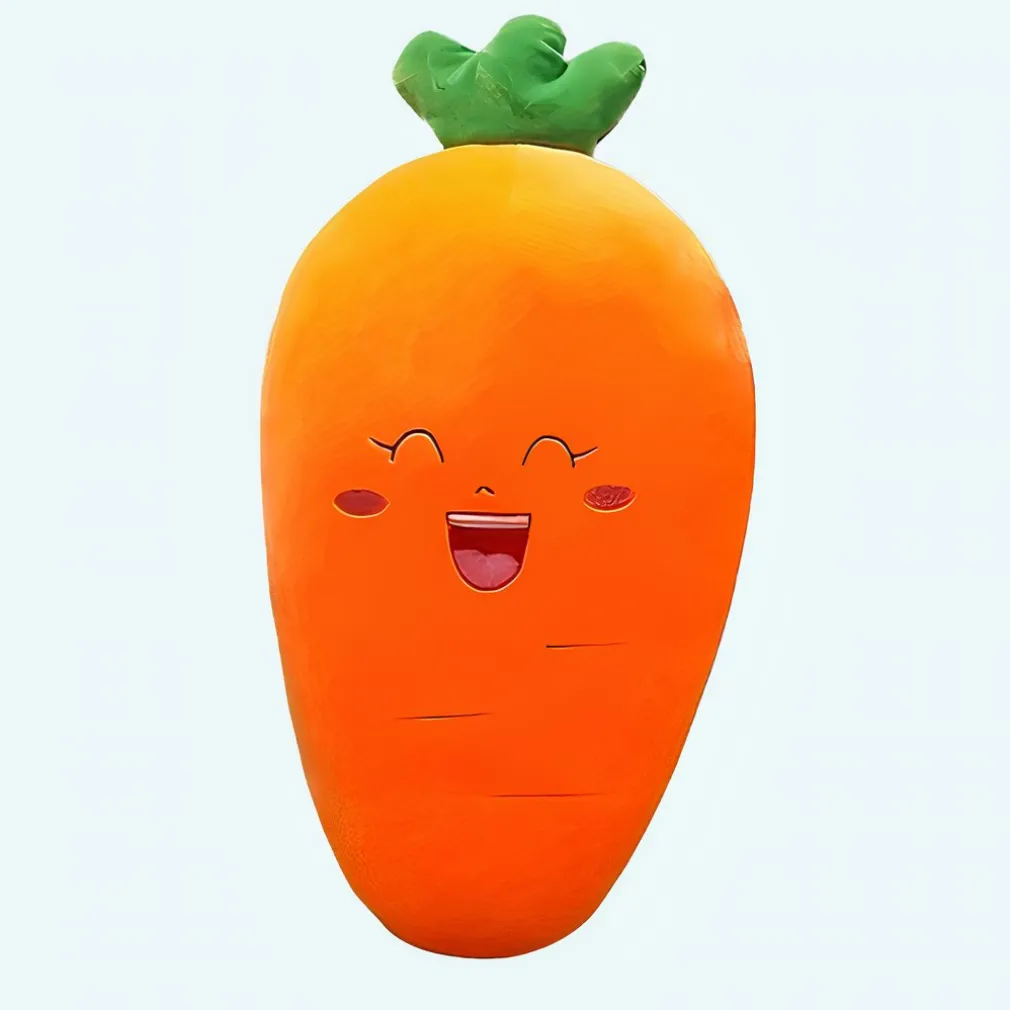 Peluche carotte souriante