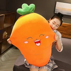 Peluche carotte souriante