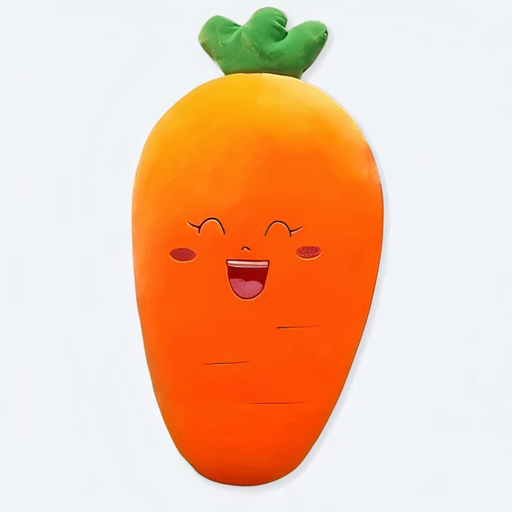 Peluche carotte souriante