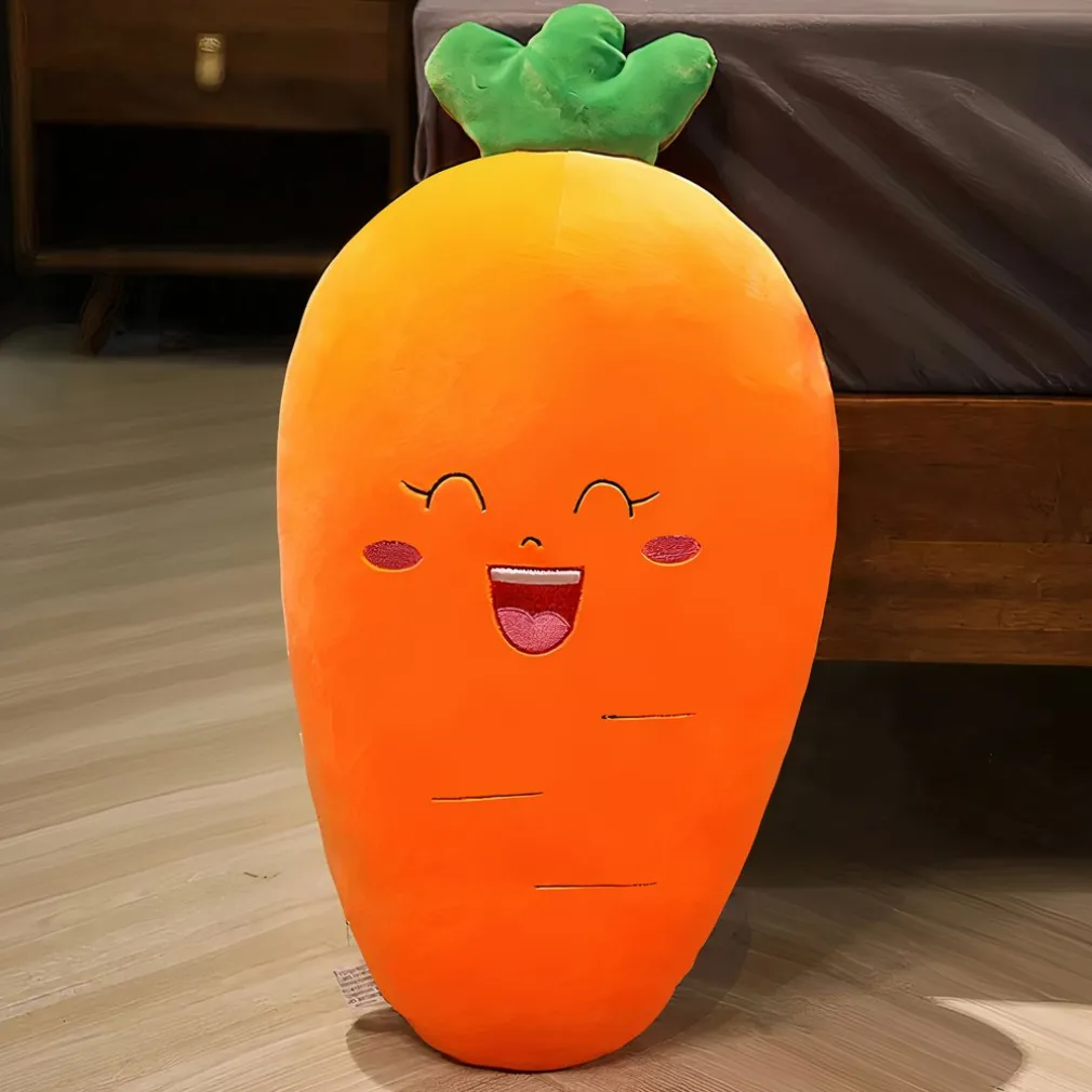 Peluche carotte souriante