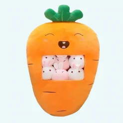 Peluche carotte surprise