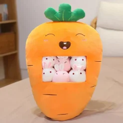 Peluche carotte surprise