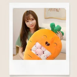 Peluche carotte surprise
