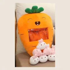 Peluche carotte surprise
