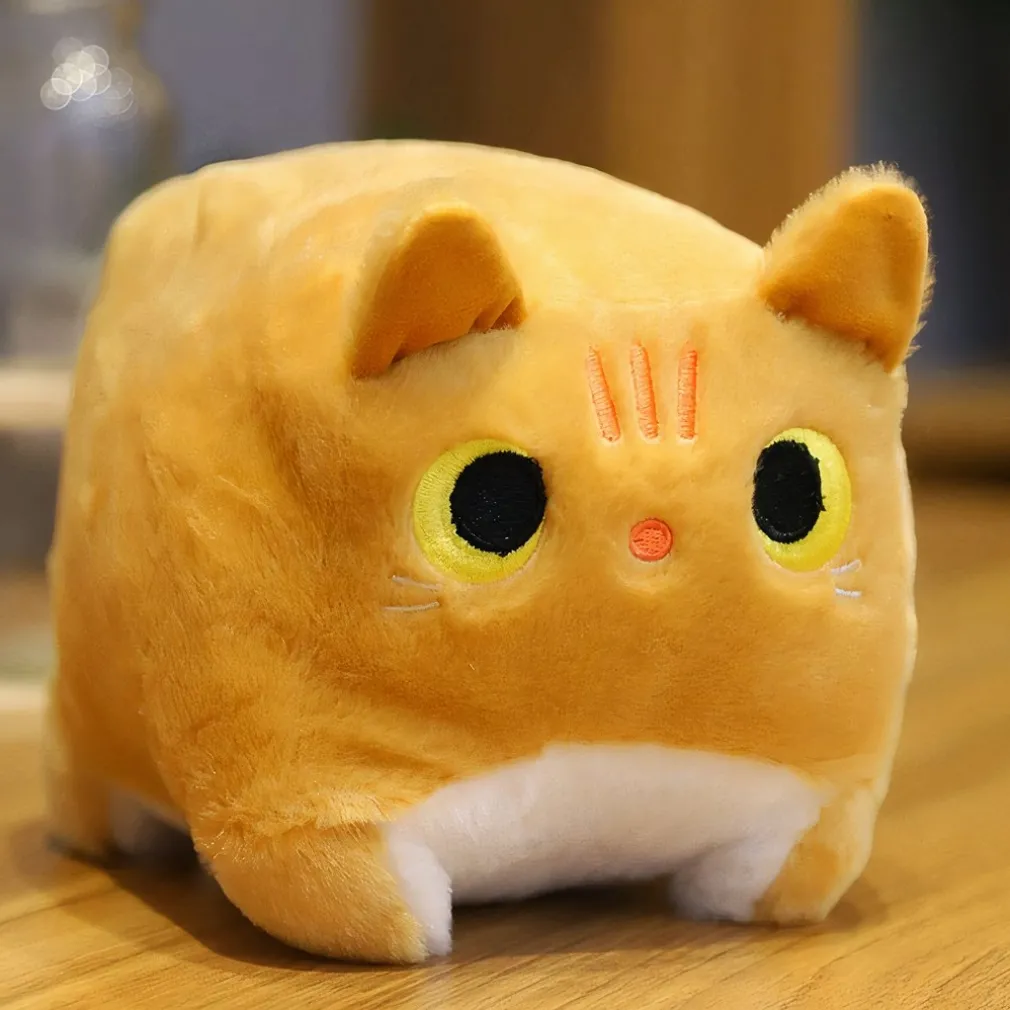 Peluche chat carrée
