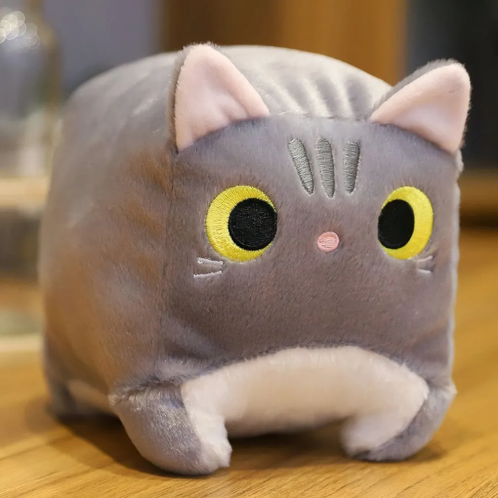 Peluche chat carrée