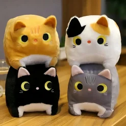 Peluche chat carrée