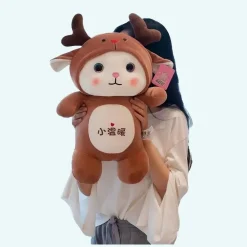 Peluche chat déguisé en Cerf
