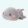 Peluche chat gris kawaii