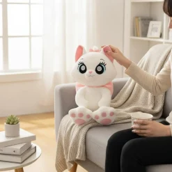 Peluche chat Marie