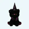Peluche chat noir déguisement Halloween