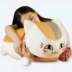 Peluche Chat Nyanko Sensei blanc