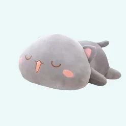 Peluche chat qui tire la langue