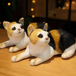 Peluche chat rayé