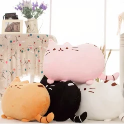 Peluche chat toute mignonne orange