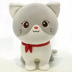 Peluche chaton mignon avec lacet
