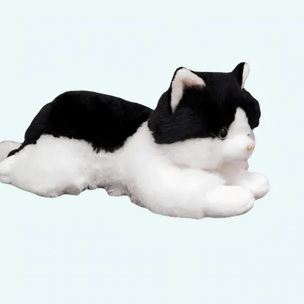 Peluche chaton noir