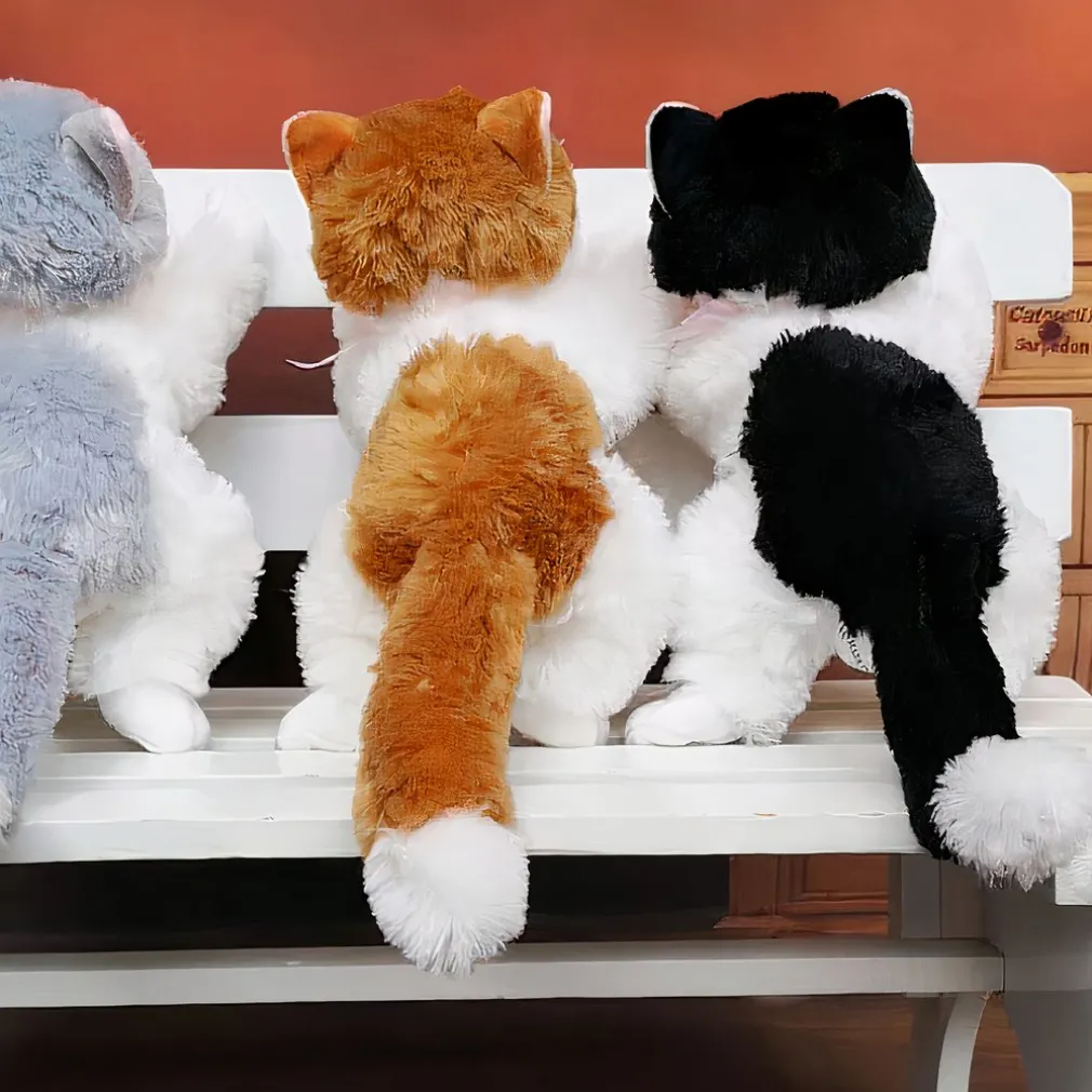 Peluche chaton noir