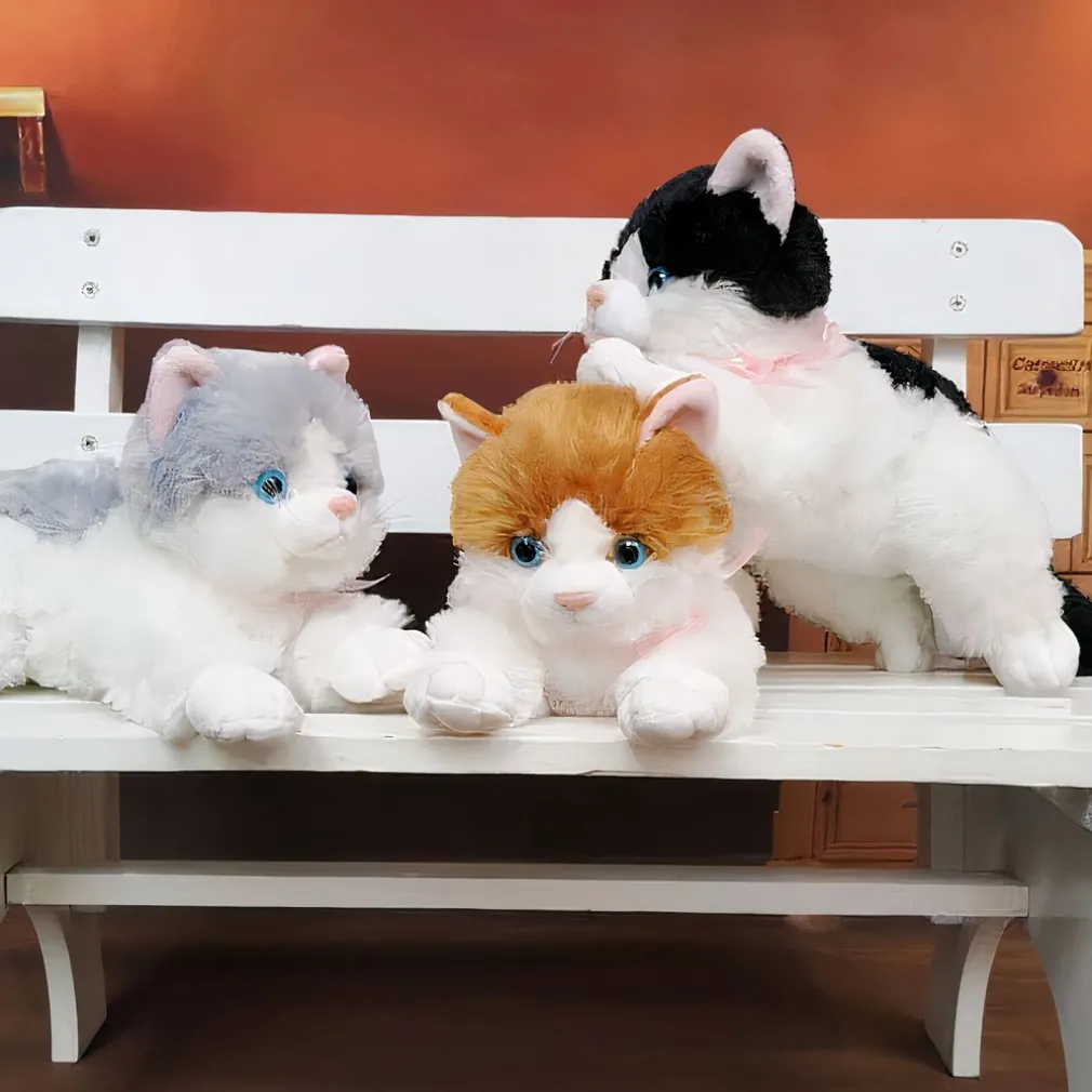 Peluche chaton noir