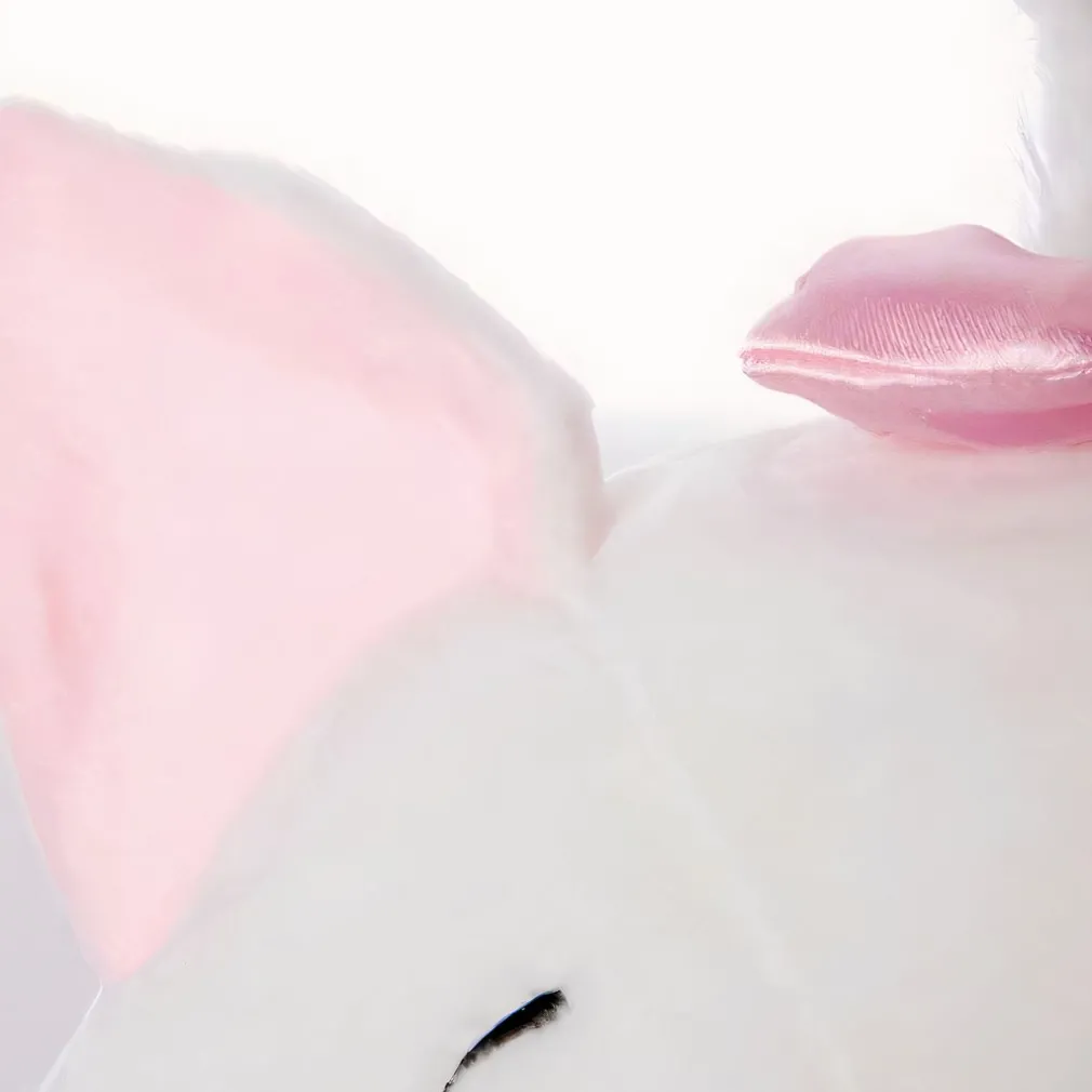 Peluche chaton pour petites filles