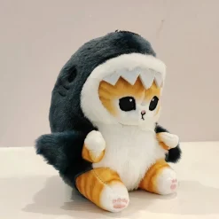 Peluche chaton requin pendentif