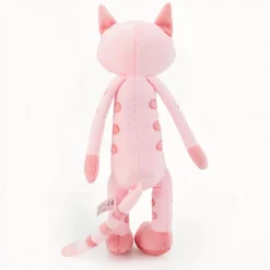 Peluche chaton rose tigré
