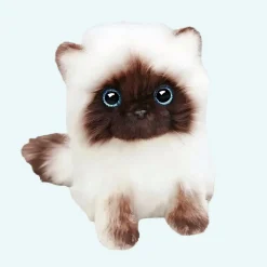 Peluche chaton siamois