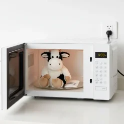 Peluche chauffante vache réconfortante