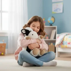 Peluche chauffante vache réconfortante