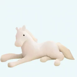 Peluche cheval blanc