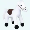 Peluche cheval blanc adorable