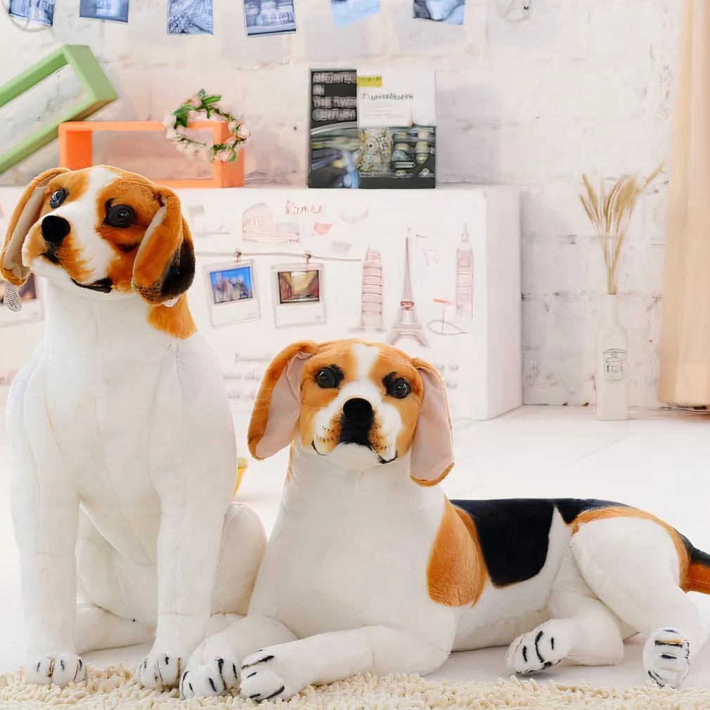 Peluche chien beagle