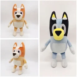 Peluche chien Bluey et Bingo