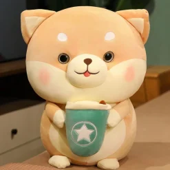 Peluche chien Bubble Tea