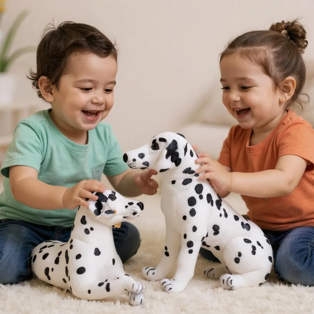 Peluche chien dalmatien