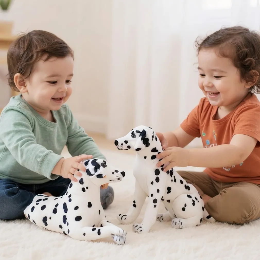 Peluche chien dalmatien